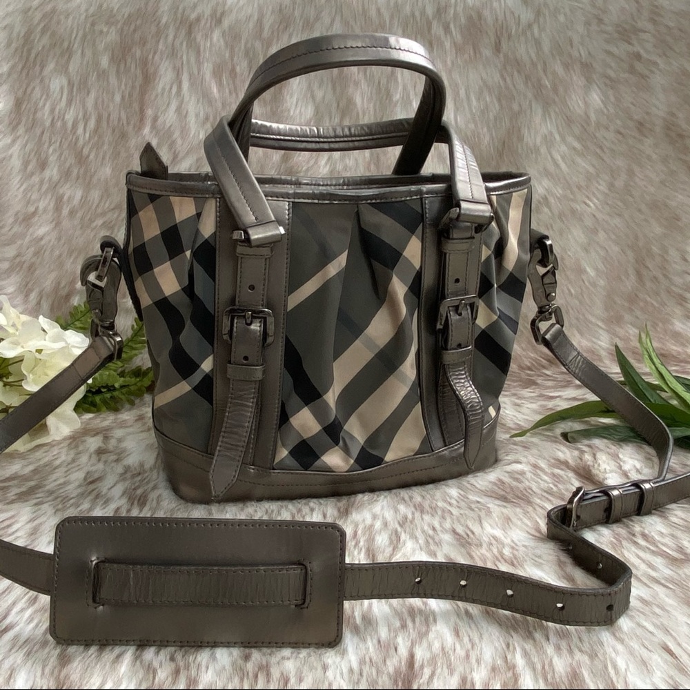 Burberry Check Crossbody/Satchel Bag